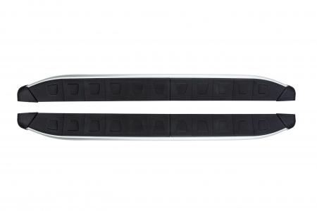 Пороги-подножки Alyans для MERCEDES-BENZ ML W166 2011-2015 г.в. от турецкого производителя Can Auto. Размер подножки: 194 см. Silver. Артикул: MEML.47.1735